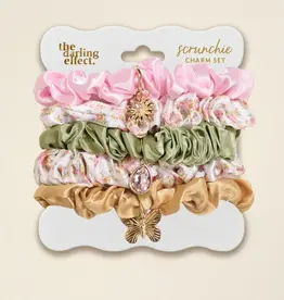 The Darling Effect Scrunchie Charm Set-Endless Daydream Cream