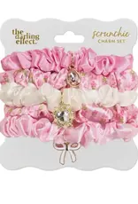 The Darling Effect Scrunchie Charm Set-Oh So Fancy Pink