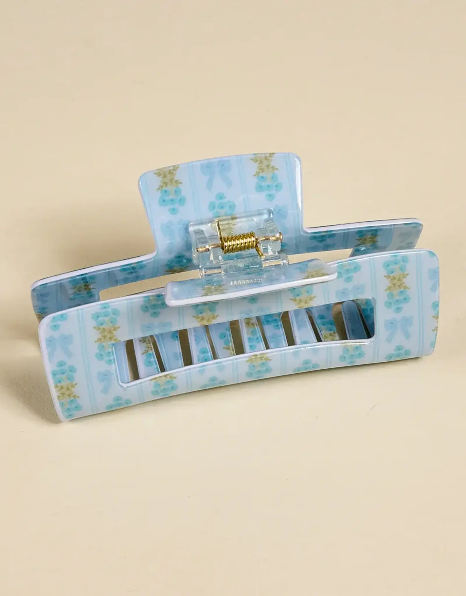 The Darling Effect Claw Clip-Oh So Fancy Blue