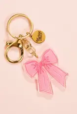 The Darling Effect Acrylic Keychain-Bow Pink