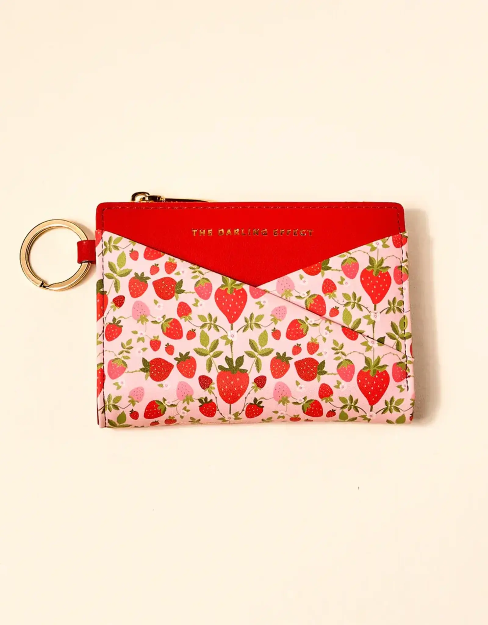 The Darling Effect Luxe Pocket Wallet-Strawberry Fields