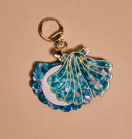 The Darling Effect Mini Mirror Bag Charm-Seashell