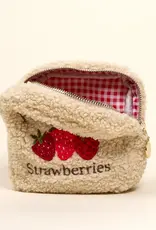 The Darling Effect Teddy Pouch-Square Farm Fresh  Strawberries
