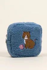 The Darling Effect Teddy Pouch-Square Kitty Corner