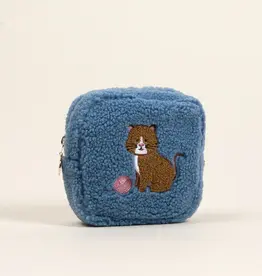 The Darling Effect Teddy Pouch-Square Kitty Corner
