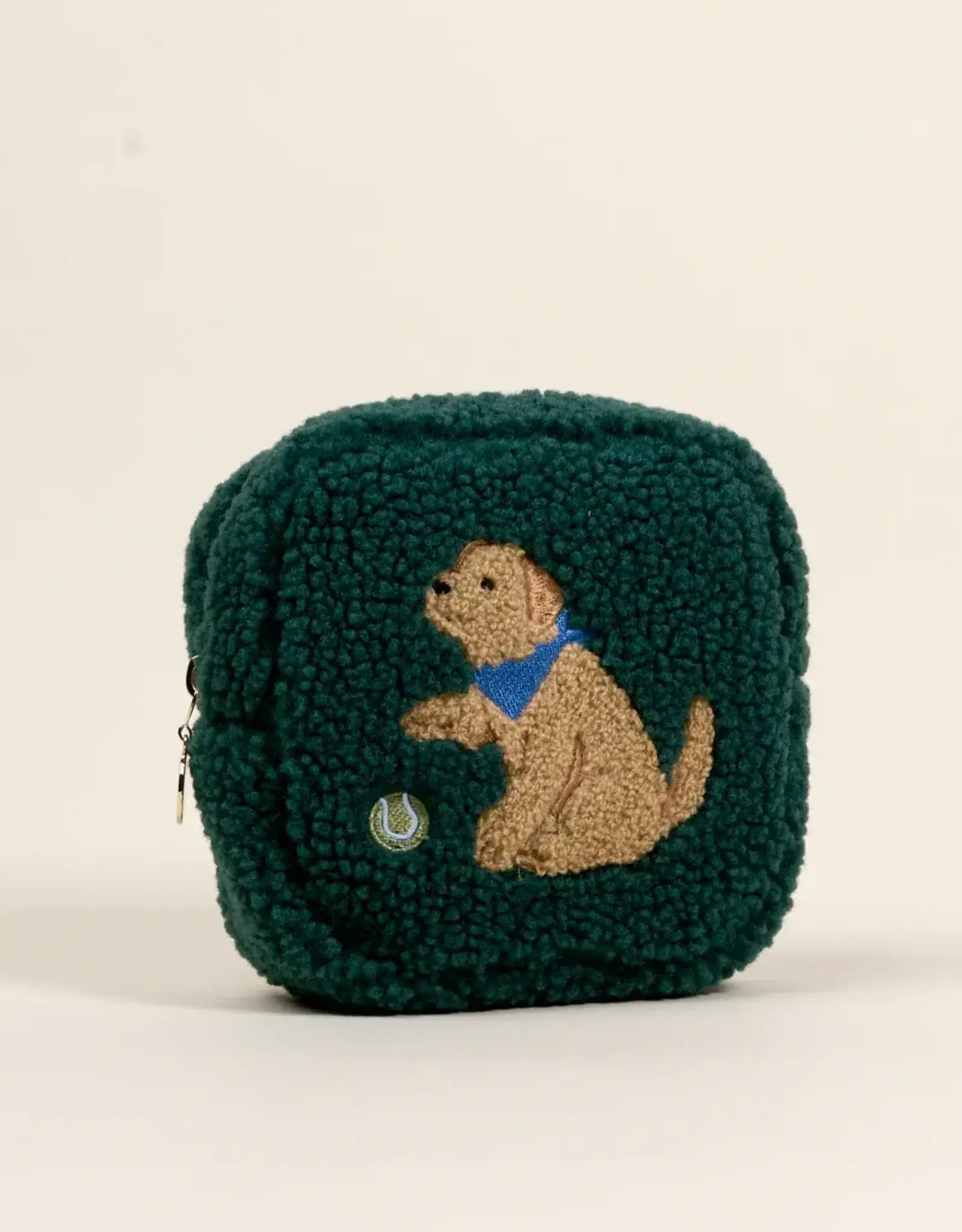 The Darling Effect Teddy Pouch-Square Puppy Playtime