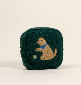 The Darling Effect Teddy Pouch-Square Puppy Playtime