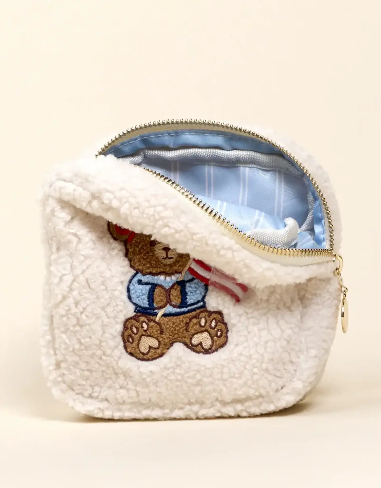 The Darling Effect Teddy Pouch-Square Star Spangled Bear