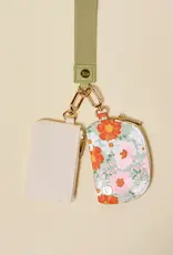 The Darling Effect Dynamic Duo Pouch Wristlet-Bouquet Beauty  Sage