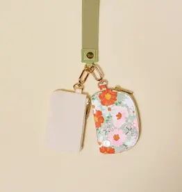 The Darling Effect Dynamic Duo Pouch Wristlet-Bouquet Beauty  Sage