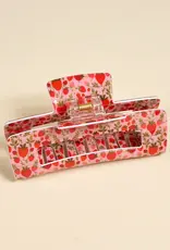 The Darling Effect Claw Clip-Strawberry Fields