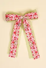The Darling Effect Lovely Layered Hair Bow-Strawberry Fields