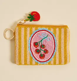 The Darling Effect Handcrafted Beaded Pouch-Off the Vine