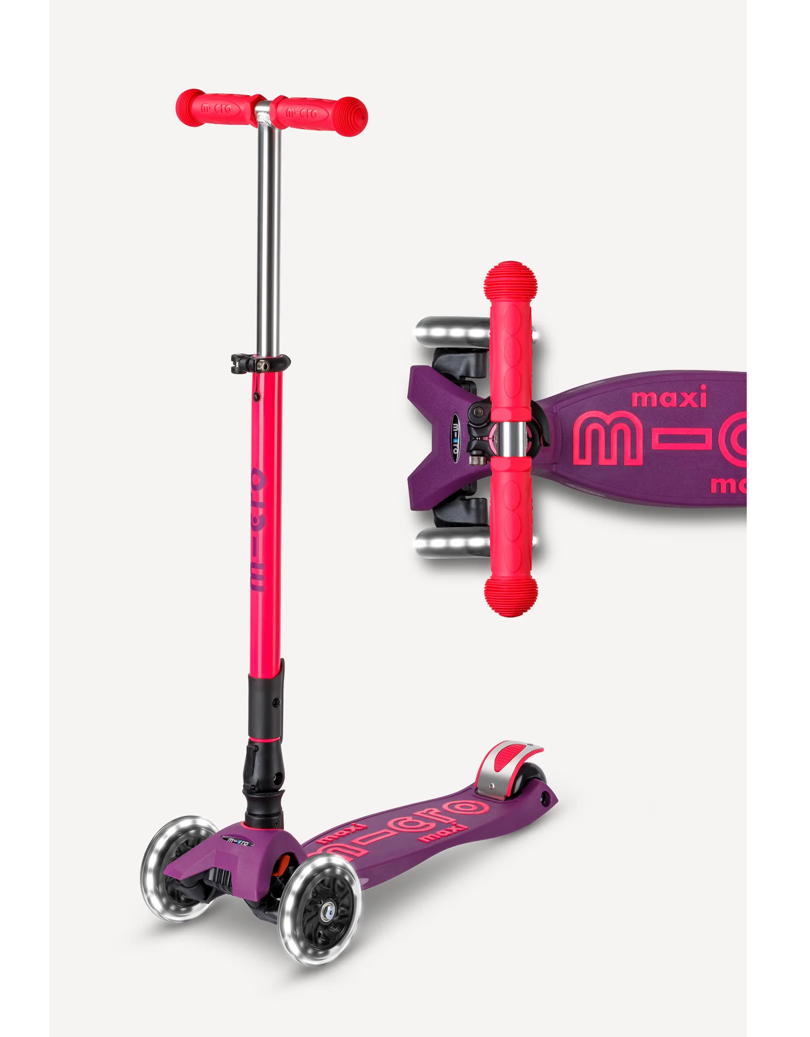 Micro Micro Maxi Deluxe Foldable Neon LED Ultra Pink