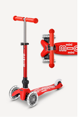Micro Micro Mini Deluxe LED Foldable: Red