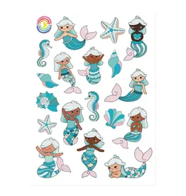 Moonbow Creative Foil Sticker Sheet: Mermaid Lagoon