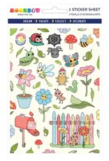 Moonbow Creative Glossy Sticker Sheet: Bugalugs