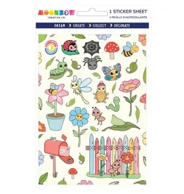 Moonbow Creative Glossy Sticker Sheet: Bugalugs