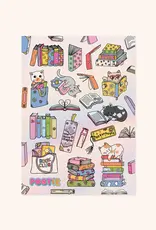 Moonbow Creative Glossy Sticker Sheet: Litter-ary Cats
