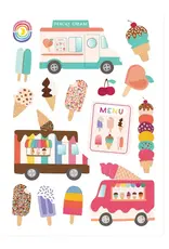 Moonbow Creative Glossy Sticker Sheet: Taste the Rainbow