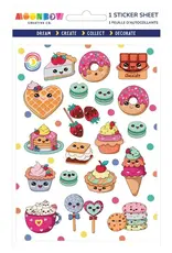 Moonbow Creative Glossy Sticker Sheet: Kawaii Cravings