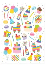 Moonbow Creative Glossy Sticker Sheet: Rainbow Party