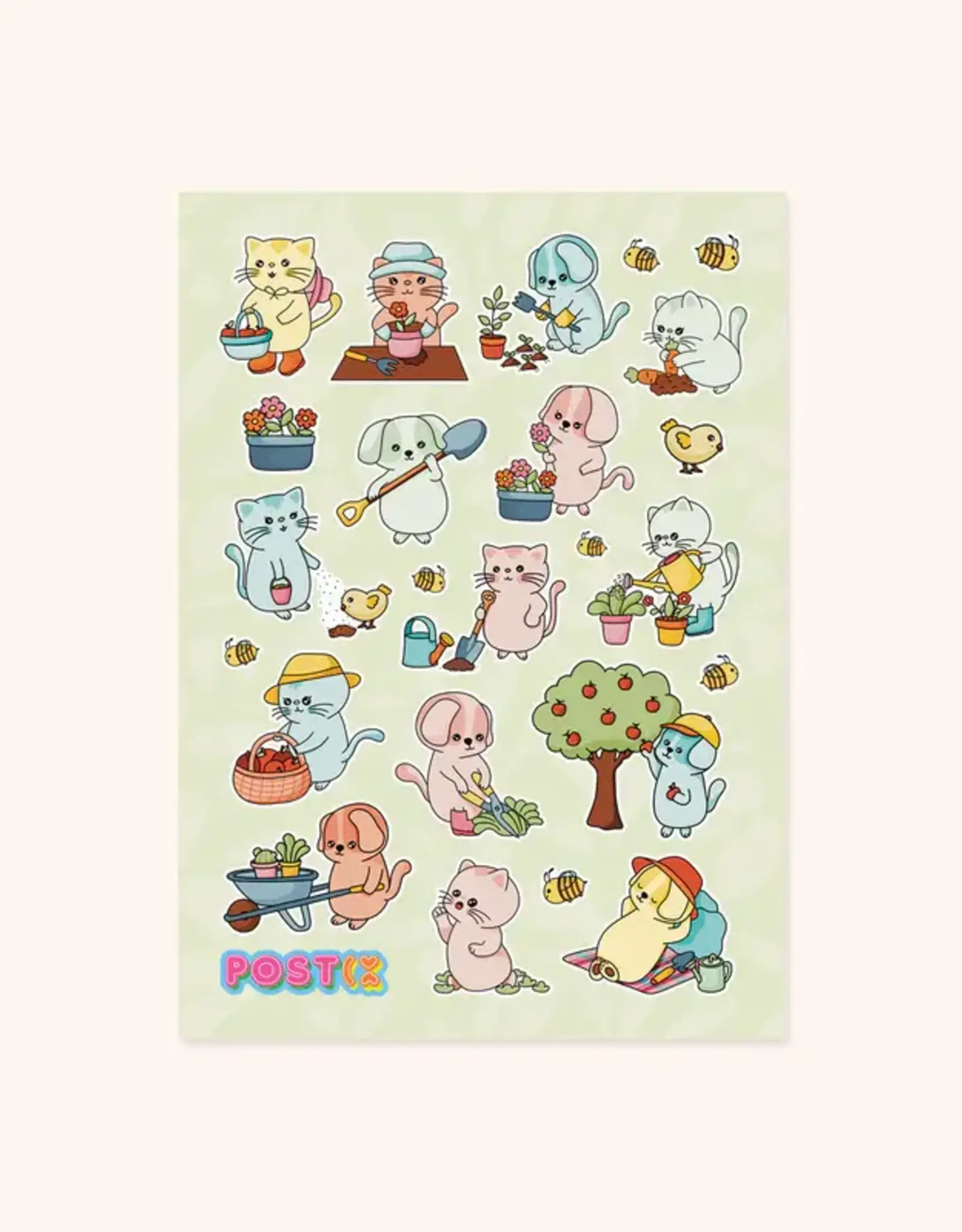 Moonbow Creative Glossy Sticker Sheet: Petal Patrol