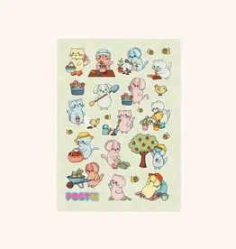 Moonbow Creative Glossy Sticker Sheet: Petal Patrol
