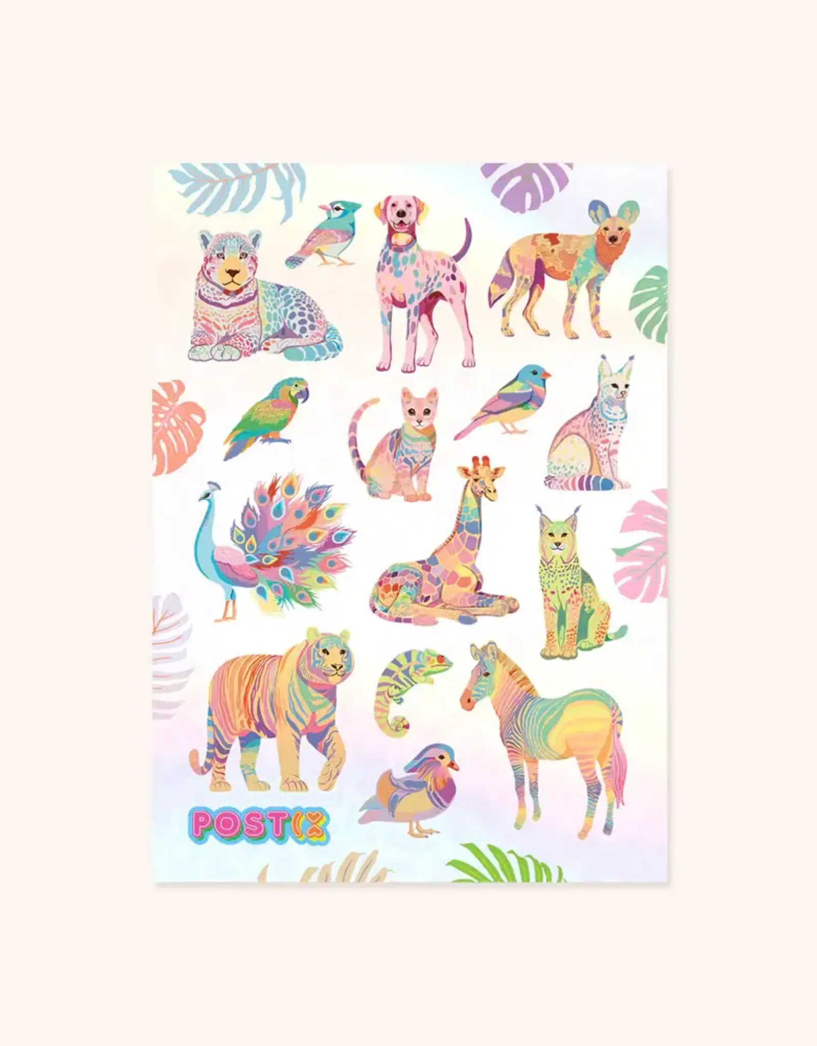 Moonbow Creative Hologram Sticker Sheet: Rainbow Hunters