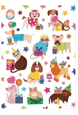 Moonbow Creative Glossy Sticker Sheet: Surprise Pawty