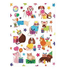 Moonbow Creative Glossy Sticker Sheet: Surprise Pawty