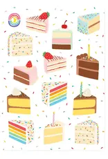 Moonbow Creative Glossy Sticker Sheet: Cake it Away