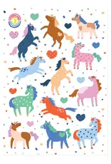 Moonbow Creative Glossy Sticker Sheet: Funky Foals