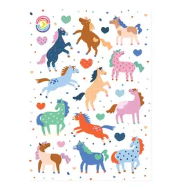 Moonbow Creative Glossy Sticker Sheet: Funky Foals