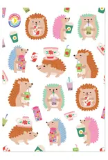 Moonbow Creative Glossy Sticker Sheet: Hydrating Hedgehogs