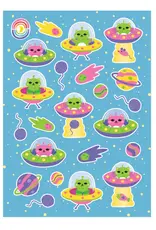 Moonbow Creative Hologram Sticker Sheet: Fe-line-ing Saucers