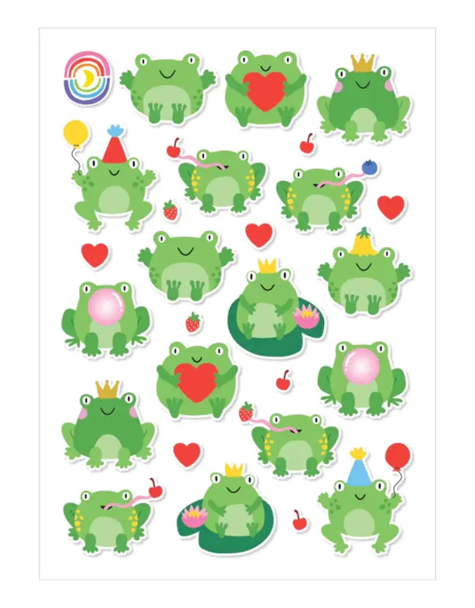 Moonbow Creative Glossy Sticker Sheet: Toad-ally Cute