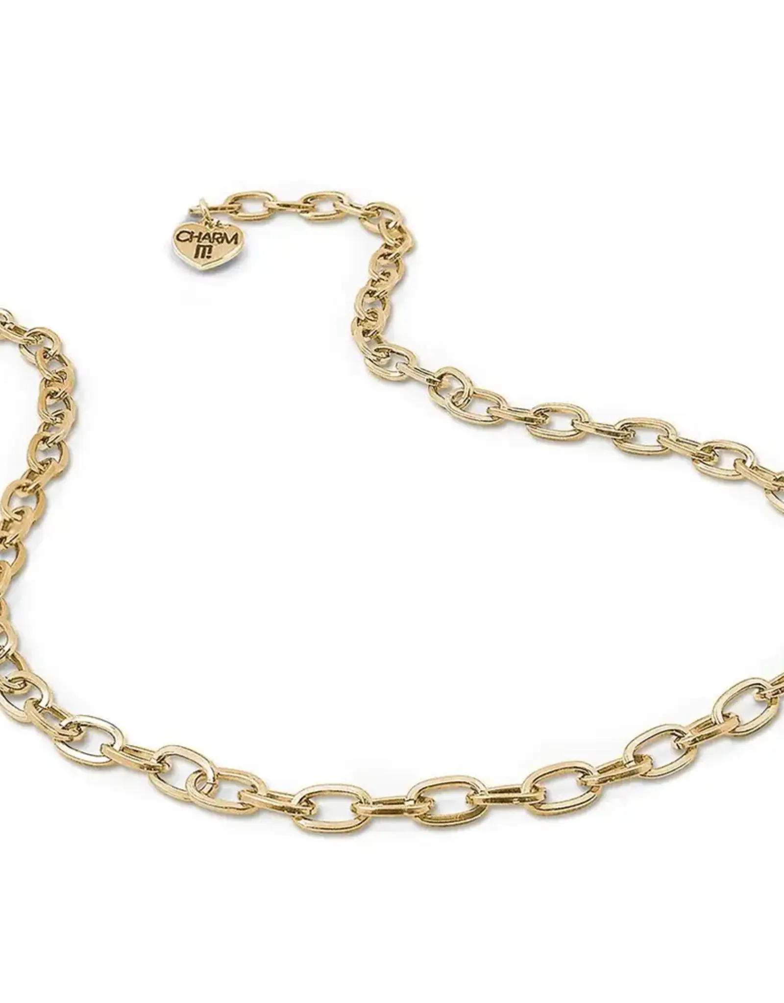 High IntenCity Charm It: Gold Chain Necklace