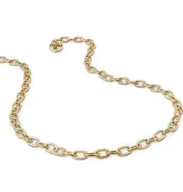 High IntenCity Charm It: Gold Chain Necklace