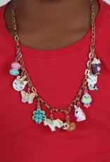 High IntenCity Charm It: Gold Chain Necklace