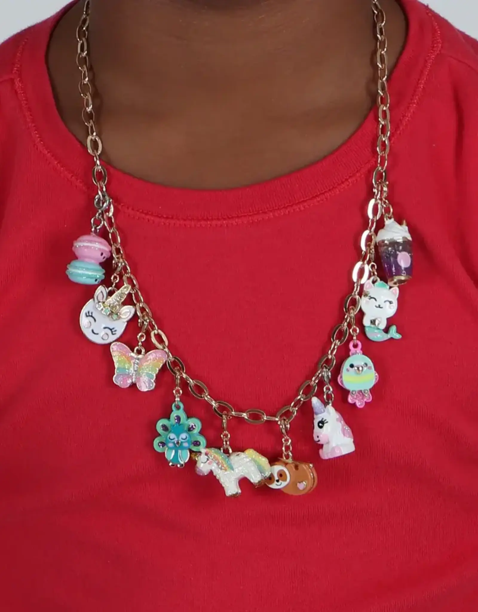 High IntenCity Charm It: Gold Chain Necklace