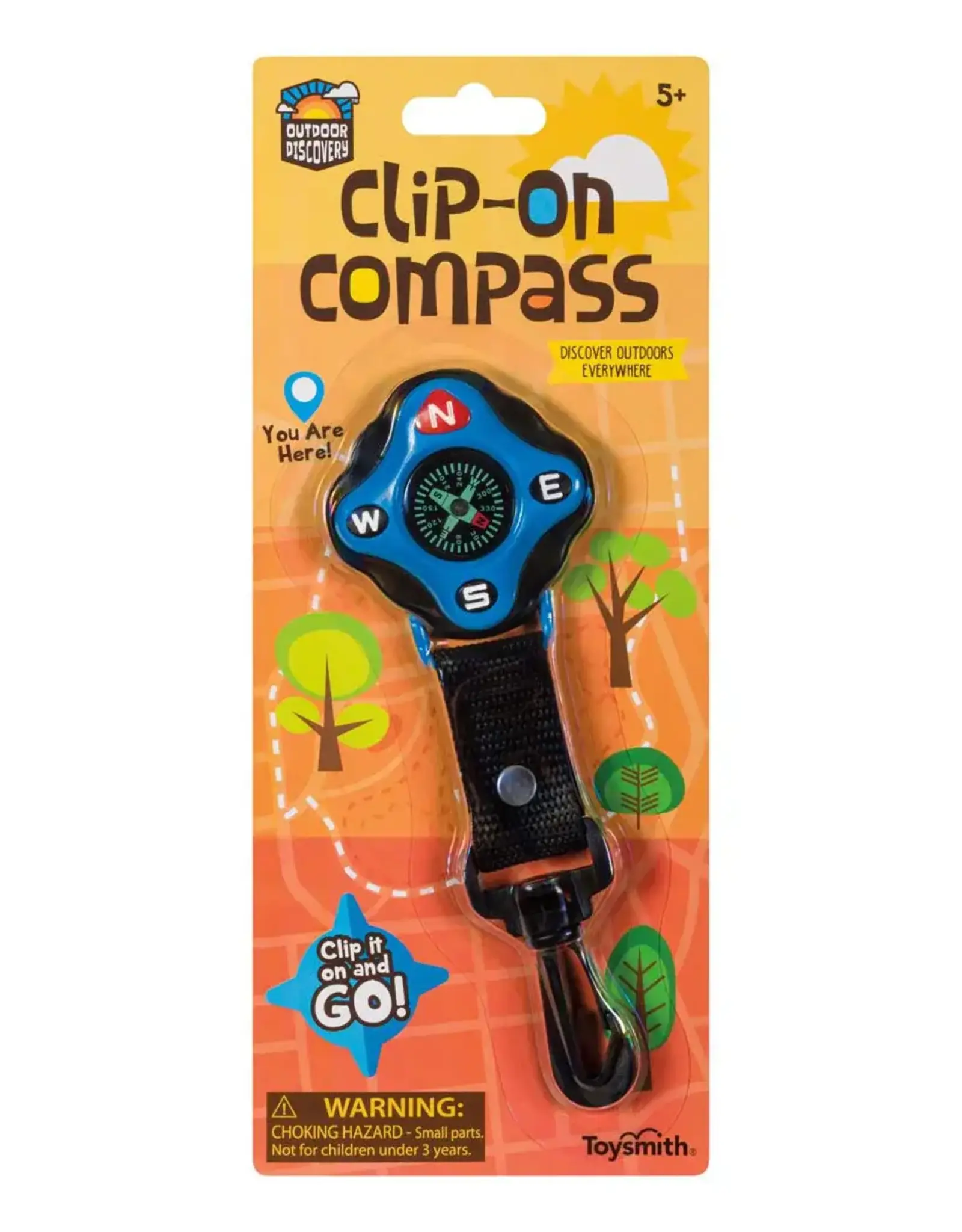 Toysmith Outdoor Discovery Clip On Compass