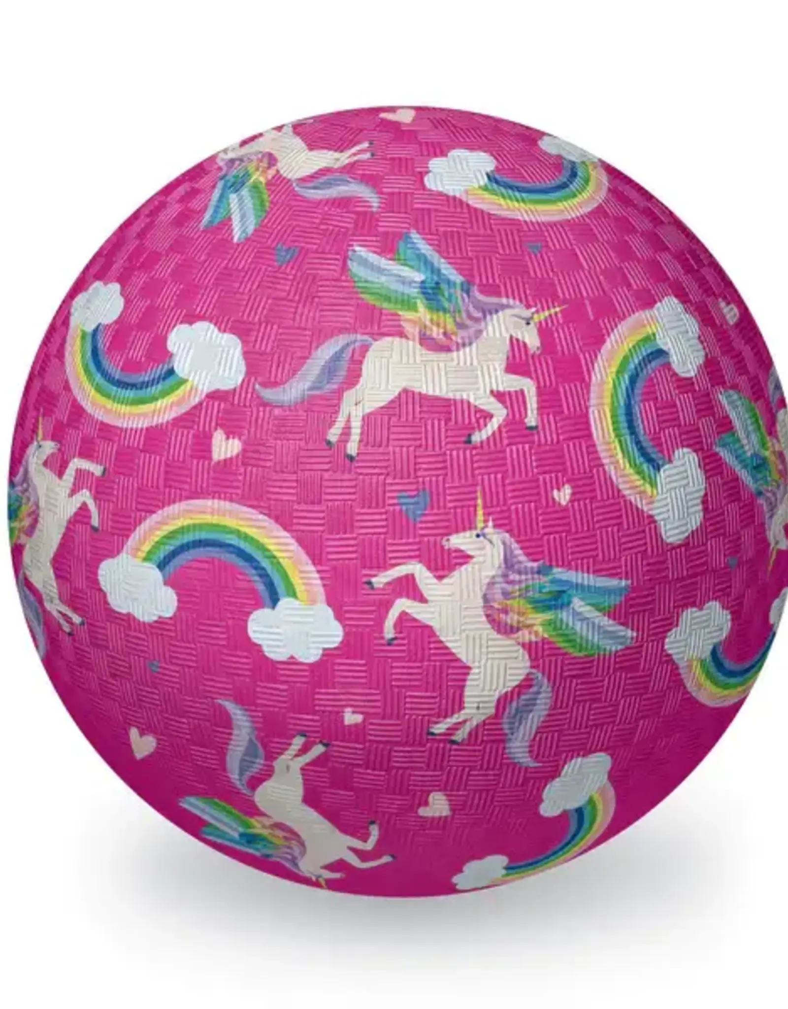 Crocodile Creek 7" Playground Ball:  Unicorn Rainbow
