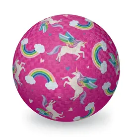Crocodile Creek 7" Playground Ball:  Unicorn Rainbow