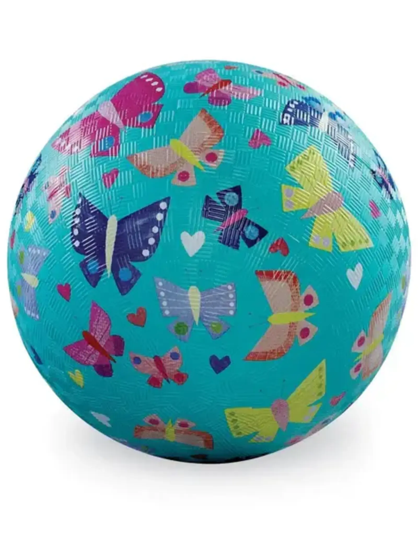 Crocodile Creek 7" Playground Ball Butterfly Rainbow