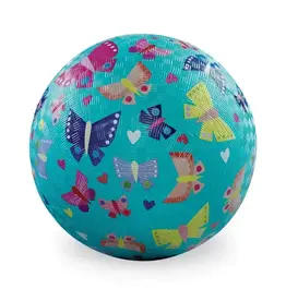 Crocodile Creek 7" Playground Ball Butterfly Rainbow