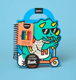 OMY DINO SUPER COLORING & STICKER BOOK
