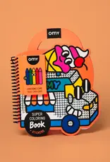 OMY YUMMY SUPER COLORING & STICKER  BOOK