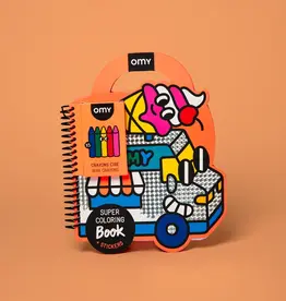 OMY YUMMY SUPER COLORING & STICKER  BOOK