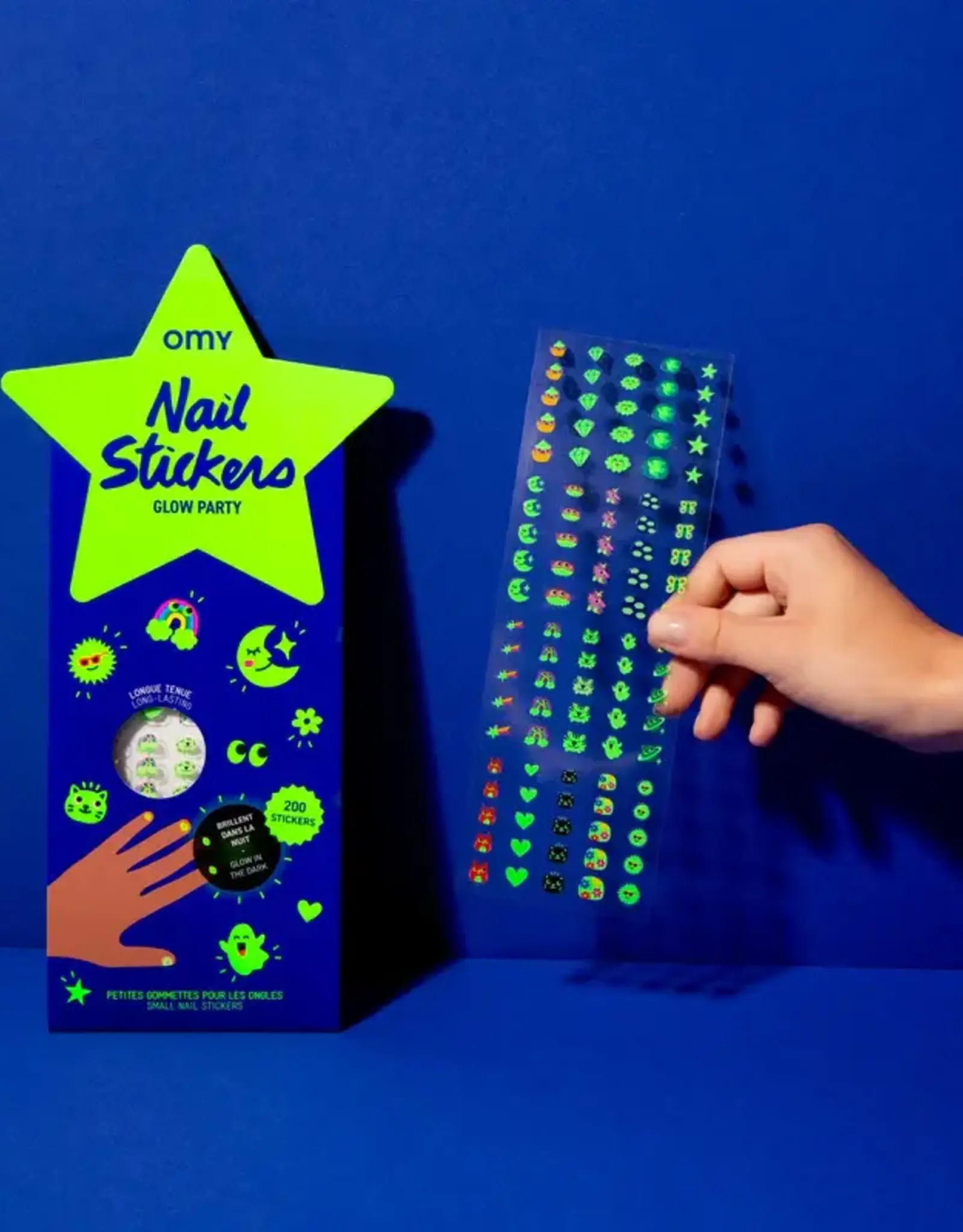 OMY NAIL STICKERS - GLOW PARTY
